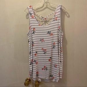 Plus super soft strappy-back tank.